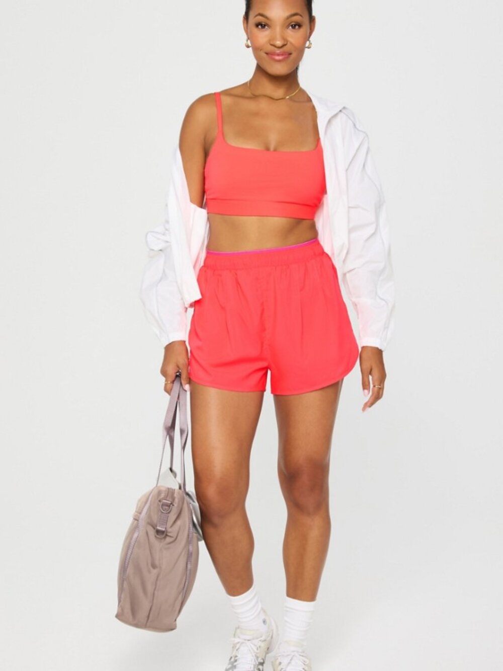 Fabletics Heritage Dolphin Short Athletic Running Shorts Built-In Brief